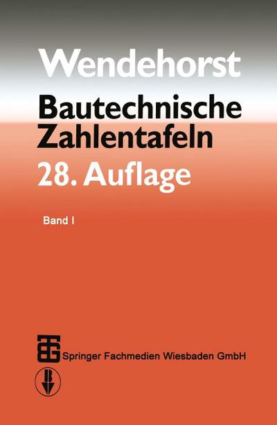 Bautechnische Zahlentafeln