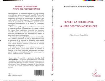 Penser la philosophie a l’ere des technosciences