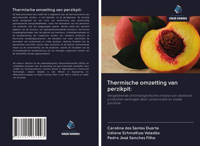 Thermische omzetting van perzikpit: