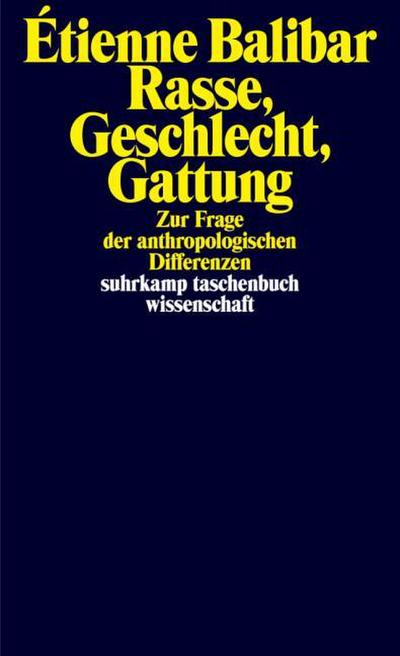 Rasse, Geschlecht, Gattung
