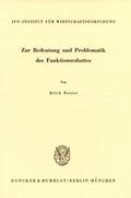 Zur Bedeutung und Problematik des Funktionsrabatte