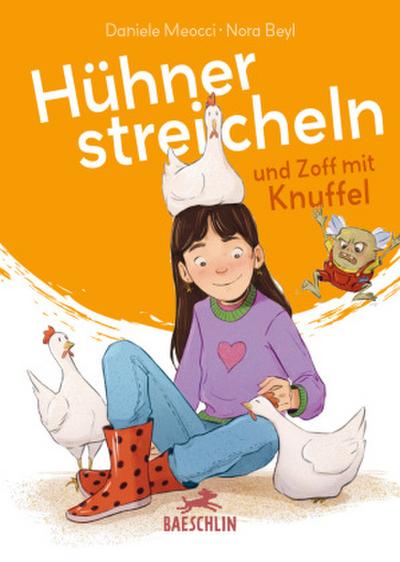 Hühner streicheln und Zoff mit Knuffel