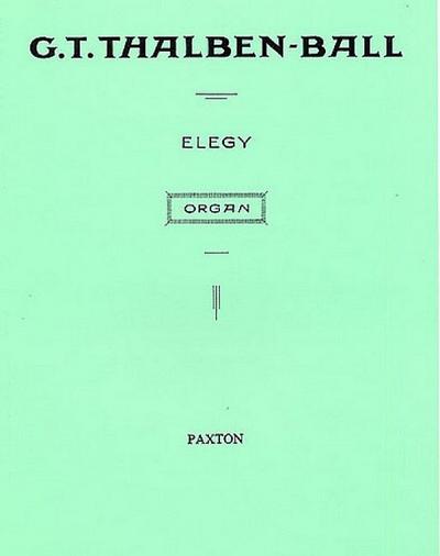 Elegy for Organ
