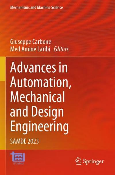 Advances in Automation, Mechanical and Design Engineering