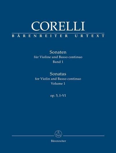 Sonaten für Violine und Basso continuo Opus V. Bd.1