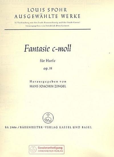 Fantasie c-Moll op.35für Harfe