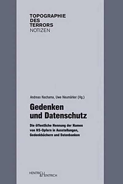 Gedenken und Datenschutz