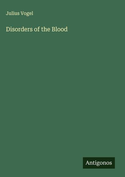 Disorders of the Blood