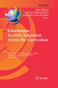 Information Security Education Across the Curricul