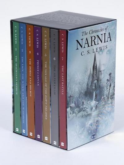 The Chronicles of Narnia Rack Paperback 7-Book Box Set - C S Lewis