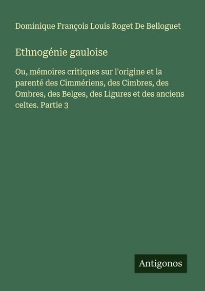 Ethnogénie gauloise
