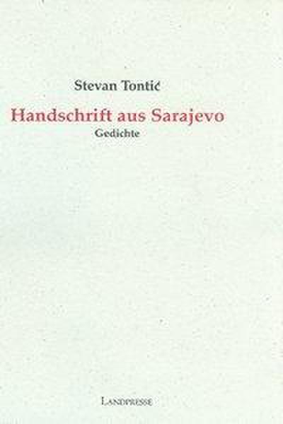 Tontic, S: Handschrift aus Sarajevo