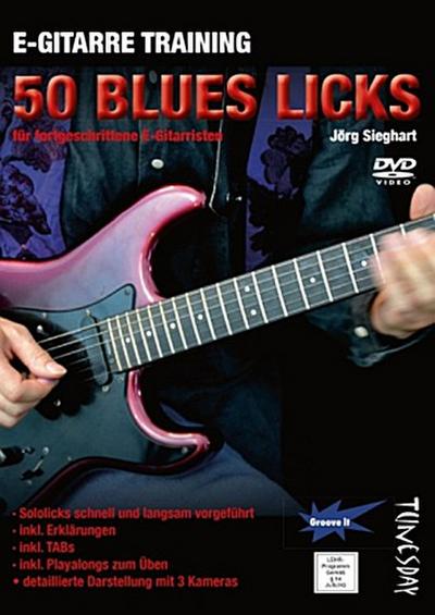 E-Gitarre Training - 50 Blues Licks, 1 DVD