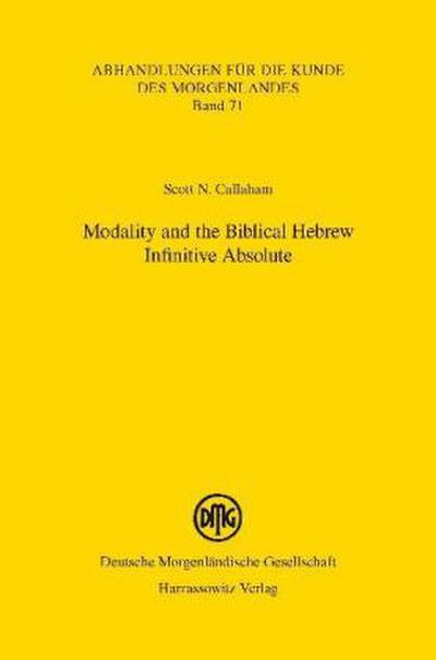 Modality and the Biblical Hebrew Infinitive Absolute