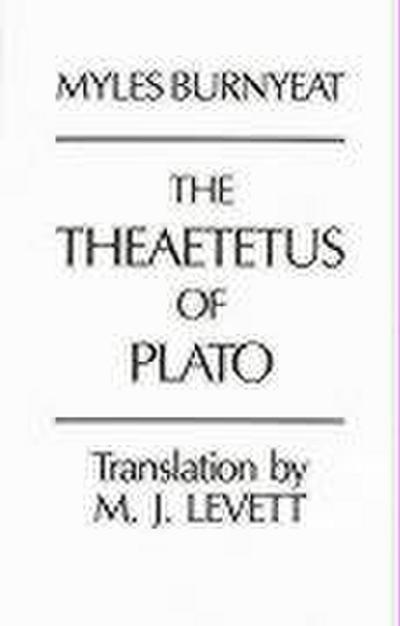 The Theaetetus of Plato