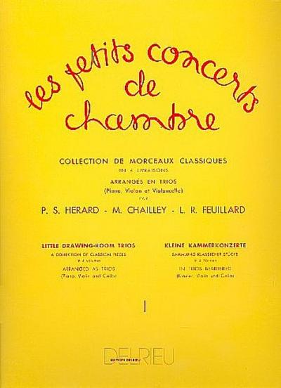 Les petits concerts de chambre vol.1pour piano, violon et violoncelle
