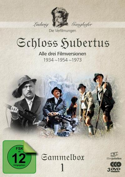 Schloss Hubertus (1934, 1954, 1973) - Die Ganghofer Verfilmungen - Sammelbox 1 DVD-Box