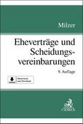 Eheverträge und Scheidungsvereinbarungen von Lutz Milzer | Buch