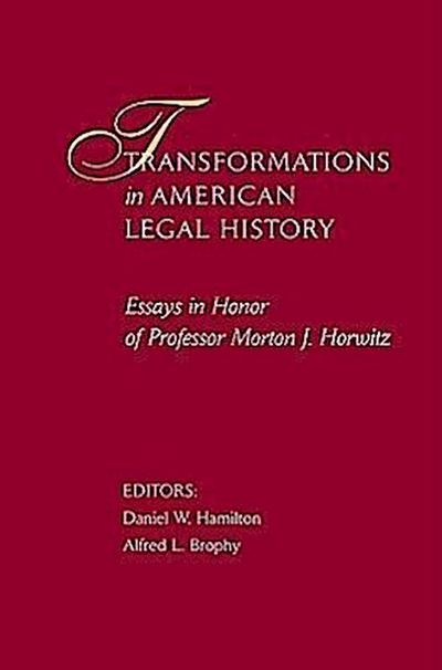 Transformations in American Legal History