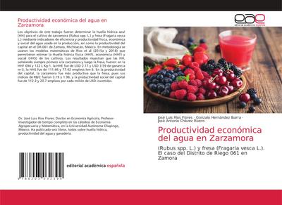 Productividad económica del agua en Zarzamora