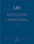 40 leichte Etüden für Violoncello op.70, mit Begleitung eines zweiten Violoncellos (ad libitum). 40 Easy Etudes for Violincello op.70, with an accompaniment of a second Violoncello (ad libitum)