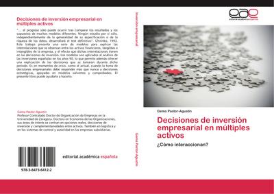 Decisiones de inversión empresarial en múltiples activos - Gema Pastor-Agustín