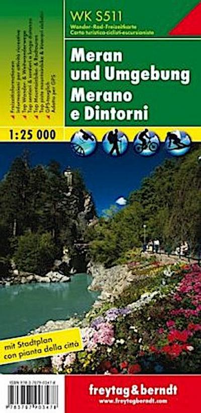 Meran und Umgebung 1 : 25 000