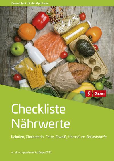 Checkliste Nährwerte