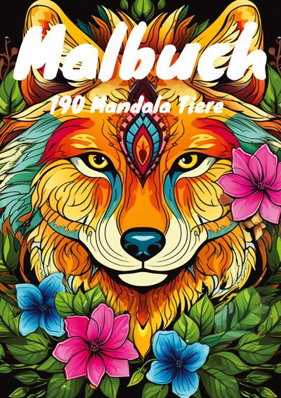 Malbuch - 190 Mandala Tiere