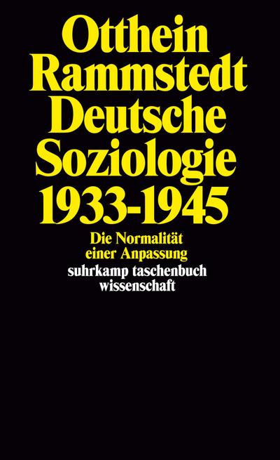 Deutsche Soziologie 1933 - 1945