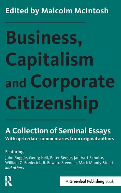 Business, Capitalism and Corporate Citizenship
