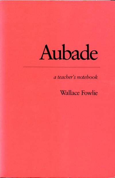 Aubade: A Teacher’s Notebook