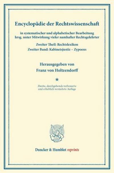 Encyclopädie der Rechtswissenschaft