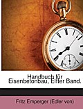 Handbuch Für Eisenbetonbau, Volume 11