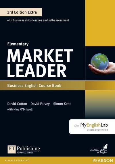 Market Leader Elementary 3rd edition Extra Elementary Coursebook with DVD-ROM and MyEnglishLab Pack