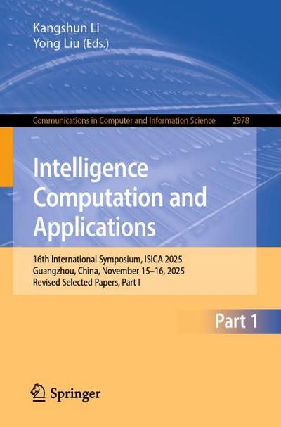 Intelligence Computation and Applications