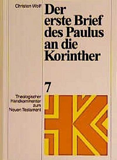 Der erste Brief des Paulus an die Korinther