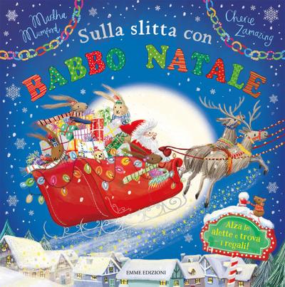 Sulla slitta con Babbo Natale