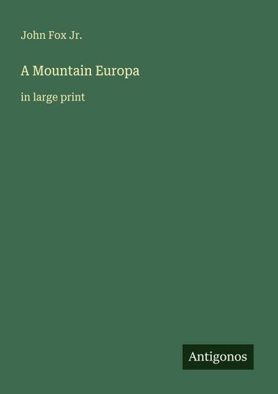 A Mountain Europa