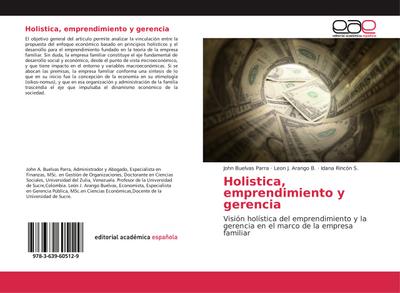 Holistica, emprendimiento y gerencia