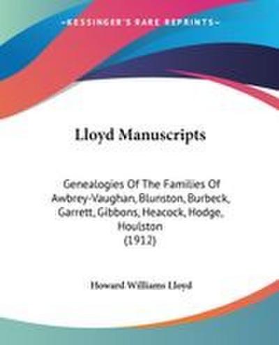 Lloyd Manuscripts