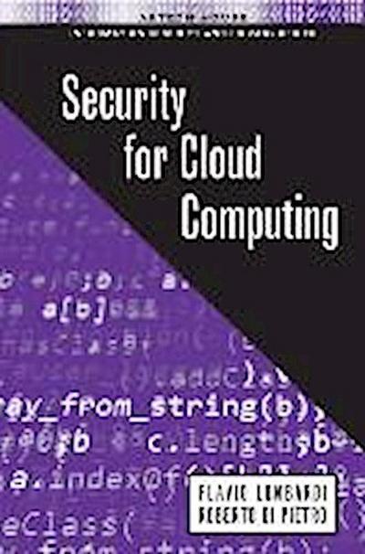 Di Pietro, R: Cloud Computing Security