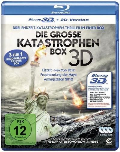 Die große Katastrophen-Box 3D, 3 Blu-rays