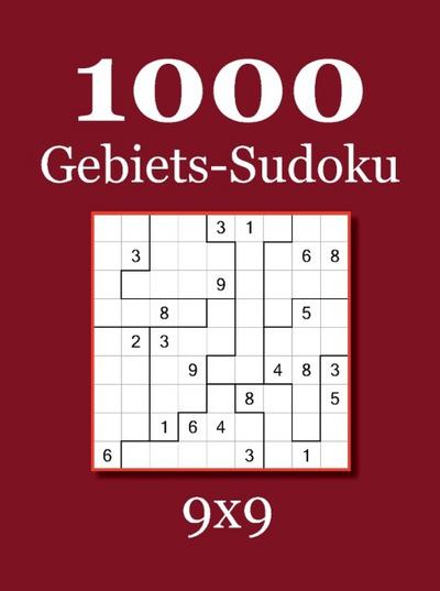 1000 Gebiets-Sudoku 9x9
