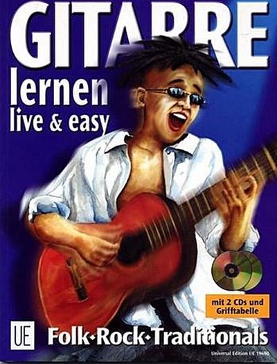 Gitarre live und easy I. Songbegleitung. Inkl. 2 CDs