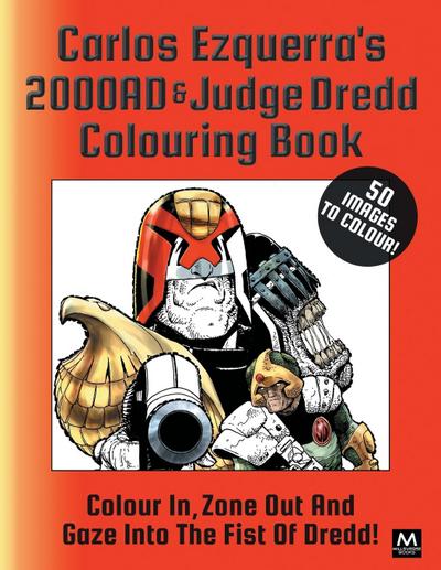 Carlos Ezquerra’s 2000ad & Judge Dredd Colouring Book