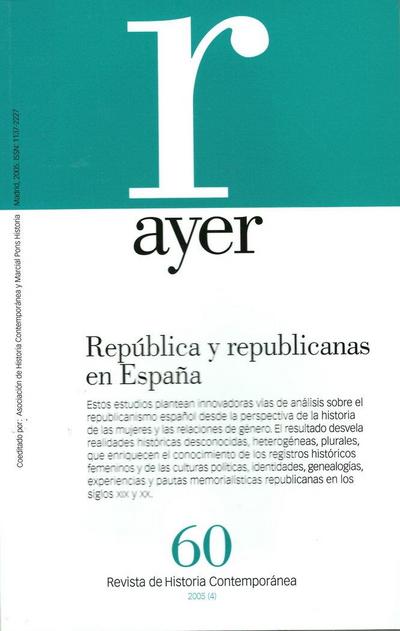 República y republicanas en España