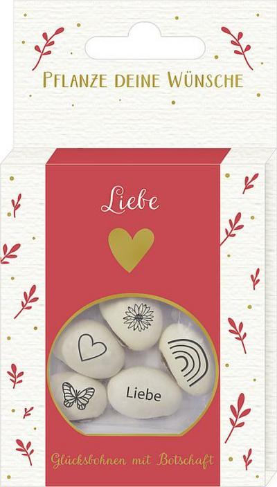 Geprägte Saatbohnen Liebe