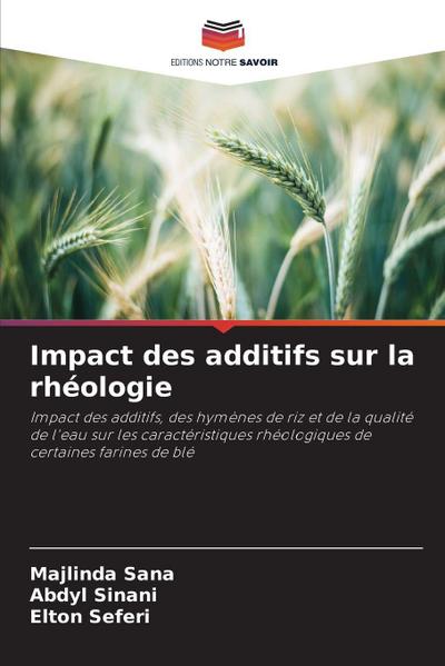 Impact des additifs sur la rhéologie
