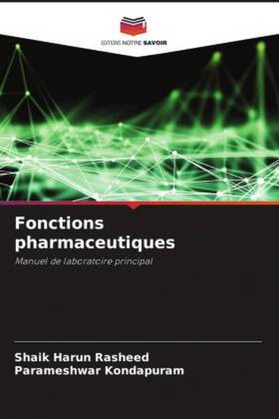 Fonctions pharmaceutiques